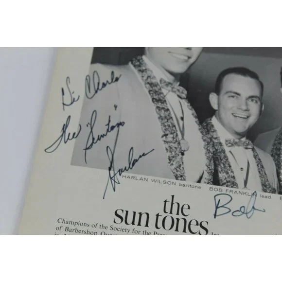 1962 The Sun Tones SIGNED A Touch Of Gold Album Vinyl LP Record